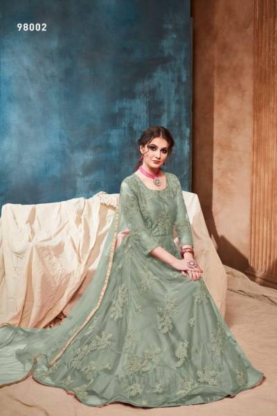 Aanaya Vol 98 By Twisha Fancy Partywear Net Gown Collection